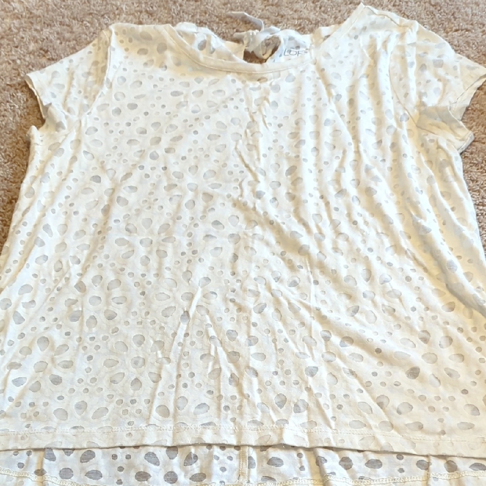 White Eyelet Women's Top